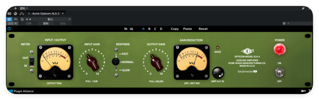 Acme Opticom XLA-3_光学压缩器-UI封装