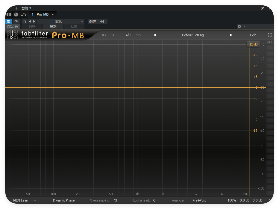 FabFilter Pro-MB_多段压缩-UI封装