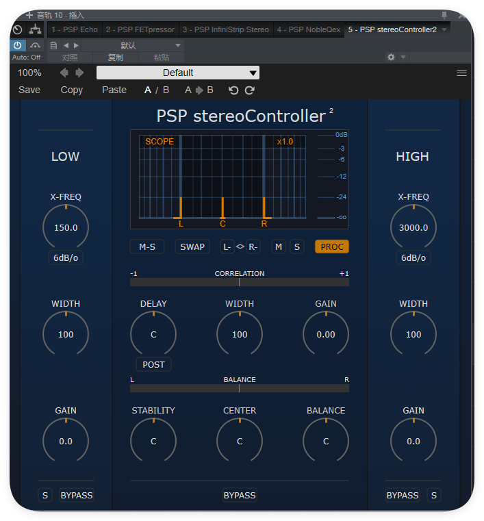 PSP stereoController2_声场控制-UI封装