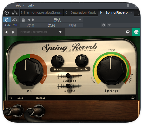Spring Reverb_混响-UI封装