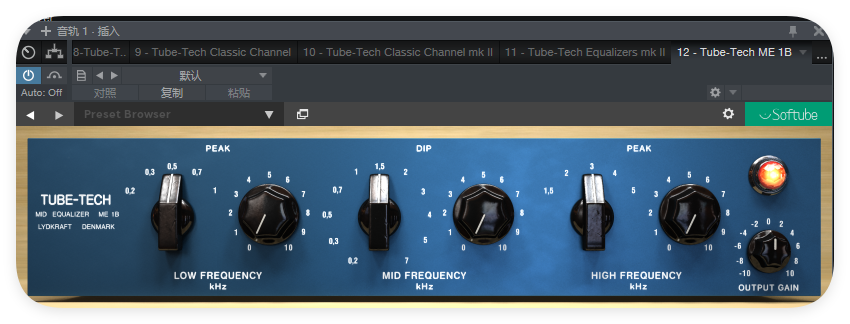 Tube-Tech ME 1B_均衡器-UI封装