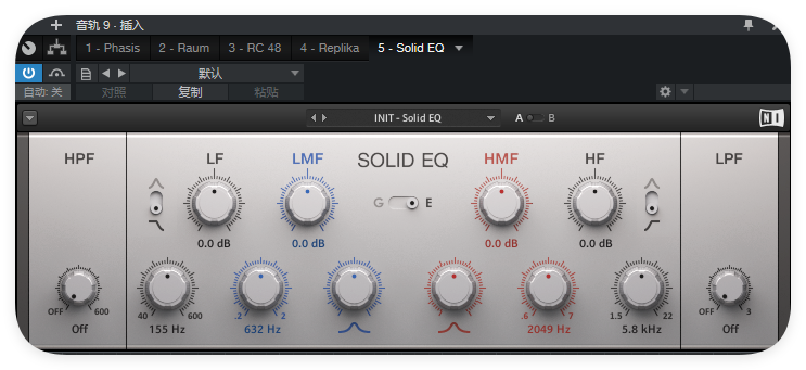 Solid EQ_均衡器-UI封装