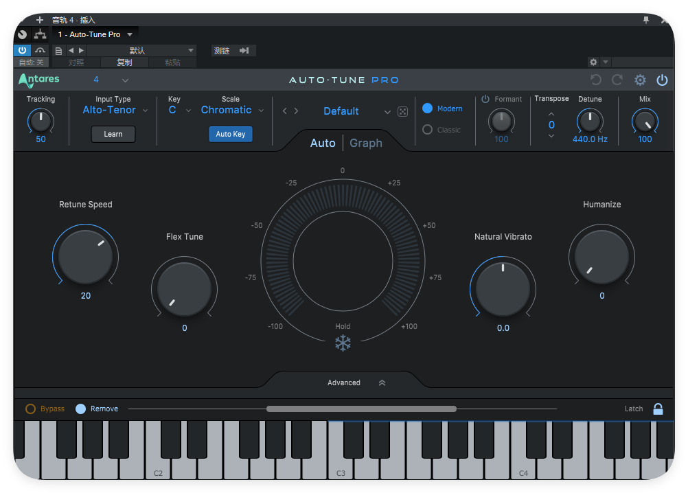 Auto-Tune Pro_音高修正-UI封装