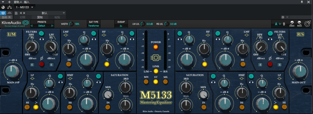 Kiive Audio_M5133_母带均衡-UI封装