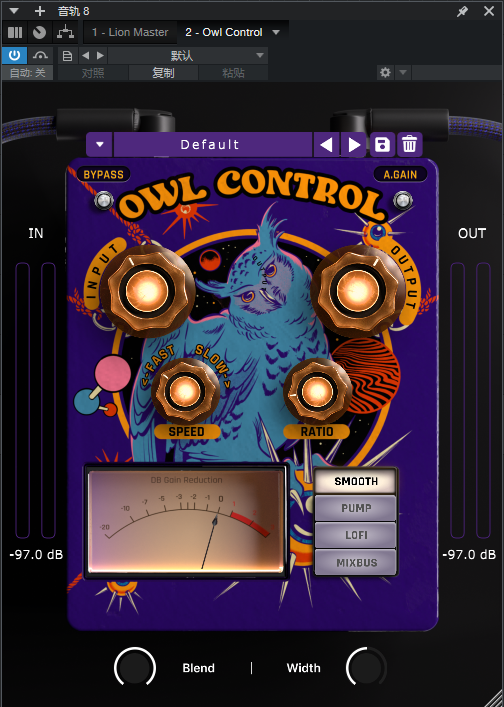 Safari Pedals_Owl Control_压缩器-UI封装