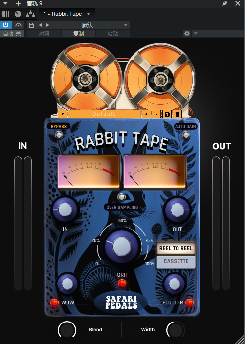 Safari Pedals_Rabbit Tape_失真-UI封装