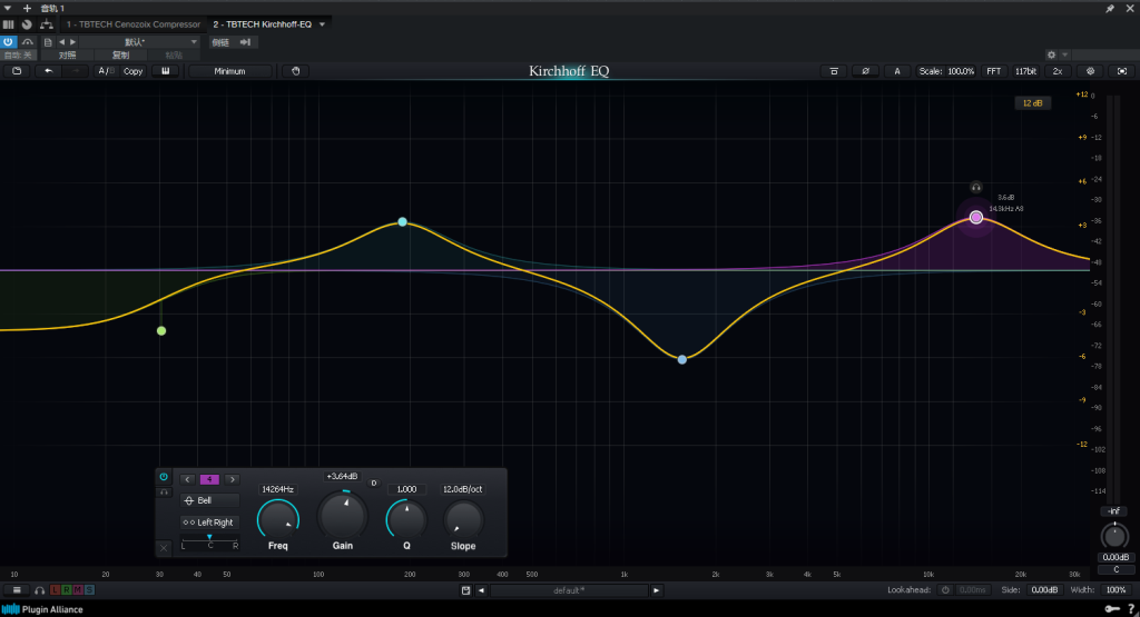 TBTECH Kirchhoff-EQ_均衡器-UI封装