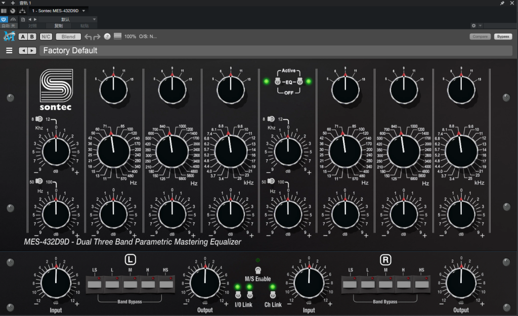 Sontec MES-432D9D_均衡器-UI封装